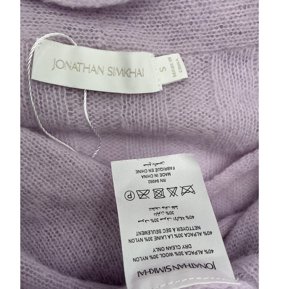 Simkhai Soft Light Purple Cambria Sweater Size S - Picture 3 of 3